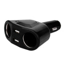 DC 12V Car Cigarette Lighter Socket Splitter 3.1A Dual USB Charger Power Ad