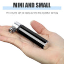 Mini Portable Pump Aluminum Bicycle Tire Inflator for Basketball (Black)