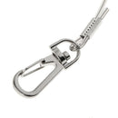 Tether Fly Fishing Lanyard Stainless Steel Wire Rope Tackle W/Carabiner