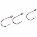 100 Pcs/Set High Carbon Steel Fishhooks barbed hook fishing equipment for L S7P4