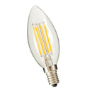 LED Filament Candle Light Bulb For Chandelier Ceiling Light A-Warm White 4W