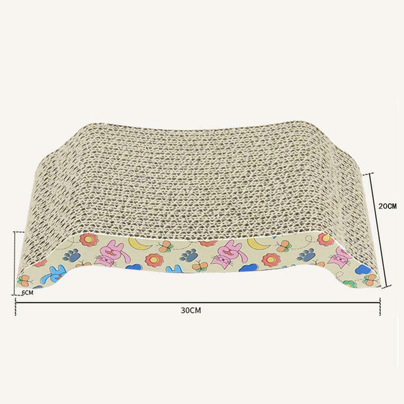 Pet Cat Scratch Board Toys Kitten Corrugated Paper Pad Scratching Posts G A