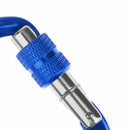 12KN Screw carabiner Aluminum alloy D-shape Hook Loop Lock for Mountaineeri