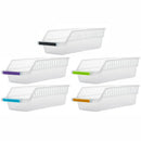 Slide Kitchen Fridge Freezer Space Saver Organizer Storage Rack Shelf Holder