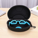 Zipper Hook EVA Shockproof Waterproof Ski Glasses Carrying Case Eyewear B