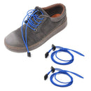 1 pair Elastic Laces Easy Fixation for Sports (Blue)