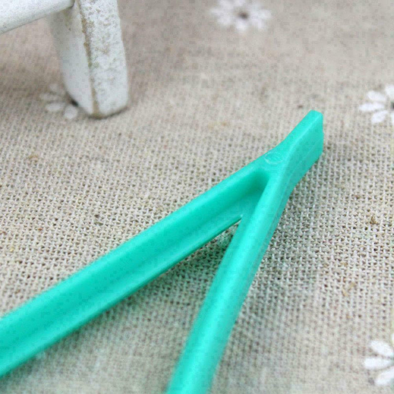 Reptile Plastic Feeding Tongs Live Food Feeding Tweezers 12cm Gift U6U7 D3U C4S6