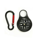 Outdoor Camping Navigation Pocket  With Carabiner Boating Zinc Alloy