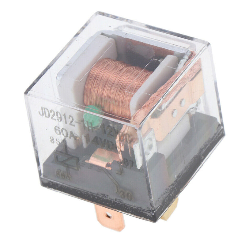 60A Auto LED Relay 12V 4-Pin Socket Normal Open Waterproof Car Truck Van