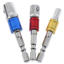 3 Pcs Drill Socket Adapter Impact Drill Extension Drill Bits Bar Socket Adapt&+