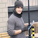 Winter Warm Beanie Hat + Scarf + Touch Screen Gloves, Unisex Thermal Winter A9P5