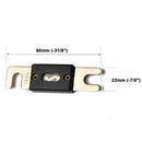 5pcs 150A Bolt-on Link ANL Fuse Mini Portable Professional Zinc Alloy Car Audio