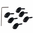 6Pcs Zinc Alloy Headless Electric Bass Guitar String Locking Nut Set Deluxe