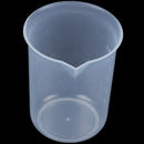 Clear White Plastic 50mL Measuring Cup Beaker for Flour Sugar Liquid