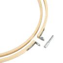 10 Piece 3 Inch And 4 Inch Embroidery Hoops Bamboo Circle Cross Stitch Hoop N8I4