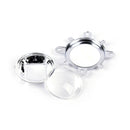 1set 120 degree 44mm glass lens + reflector + fixed bracket For 20-100W ledJ&j