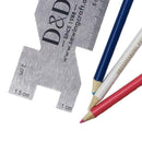Tailor Chalk Pencils Sewing Quilting Marking Pens and Metal Measuring Gauge