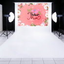 Photo Props Backdrop Tablecloth Flower Mother Day Theme Studio Background Cloth