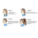 Natural Short Wigs Bob Style Straight Synthetic Brown Women'S Wig With Bang