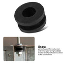 10pcs Durable Shockproof Gaskets Rubber Alloy Grommets Bolts Machinery Motorcycl