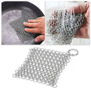 Ringer Stainless Steel Big Chain Mail Cast Iron Skillet Cleaner " Scrubber