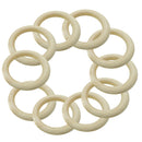 DIY Baby Wooden Teething Rings Necklace Bracelet DIY Crafts 35mm 20pcs