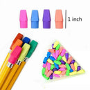 Pencil Top Eraser Caps Arrowhead Assorted Colors in Bulk Pack of 150 Y8M8