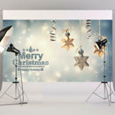Christmas Background Cloth Stars Style Photo Studio Fabric Party Home Decor