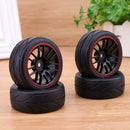 4pcs RC On Road Car Rubber Tires for 1/10 Universal Car Redcat Traxxas