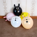 10Pcs Cute Rabbit Ears Latex Balloons Party Baby Birthday Supplies Decor M&E