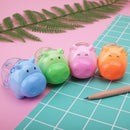 Mini Cute Cartoon Pig Pencil Sharpener School Student Stationery Kids Gift