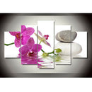 Canvas Decorative Wall Art Paintings Orchid&Rock Print No Framed 30/40/50cm