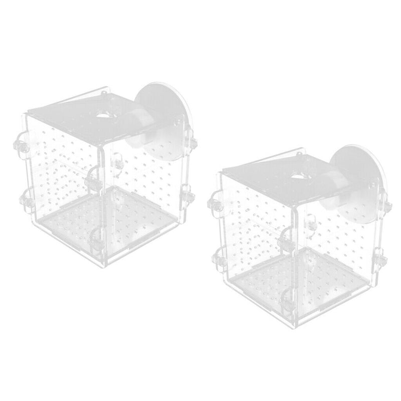 Acrylic Self-floating Fish Fry Breeding Box Hatchery Isolation Incubator Divider