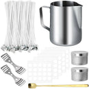 105 IN 1 Scented Candle DIY Making Kit Craft Tools 600ml Wicks Wax Pouring Pot