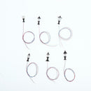 10Pcs 1: 100 Mini DIY Modeling Street Lamps Lamppost LED Lamps Lights Lighting