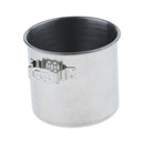 Stainless Steel Food Water Cup Feeder Feeding Dish For Parrot Bird Parakeet