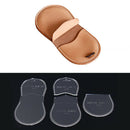 4pcs Leather Craft Tool Clear Acrylic Purse Templates Stencil for Women Kids