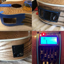 Complete Set Of 5 Band EQ Pre-amp Piezo Pickup Pickups LCD Tuner For Acoustic