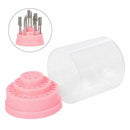 Nail Drill Bit Holder Stand Displayer Organizer Container 48 Holes Nail Man