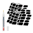 Chalkboard Lables Home Kitchen Jars Blackboard Stickers Marker Pen Set 88PCs