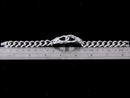 Mens Curb chain Sliver Tone 316L Stainless Steel Handcuff Bracelet