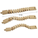 Wooden Deformation Track Railway Accessories Compatible All Major Brands Best LJ
