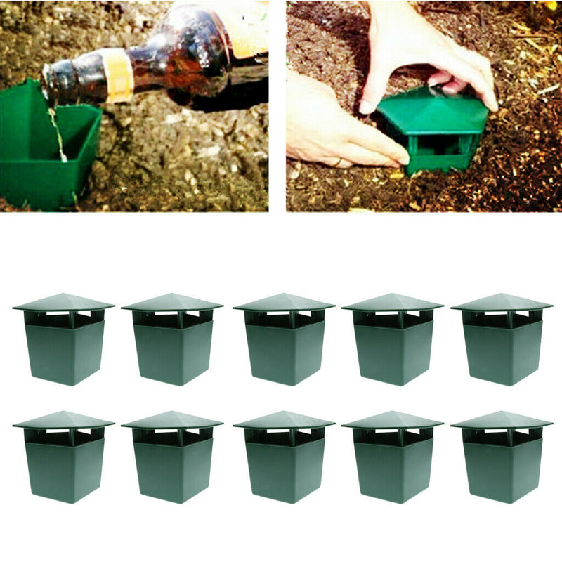 10Pcs Eco-Friendly Snail Cage House Catcher Trap Gintrap Tools Animal Trapper