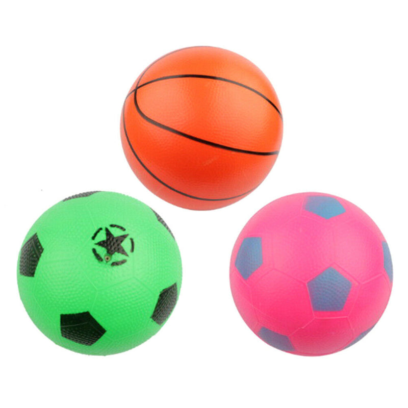Soft Rubber Small Soccer Basketball Children Kids Sport Outdoor Ball Gift Toys3c