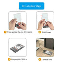 Transparent USB3.0 HDD Case Tool Free UASP Hard Drive Enclosure Cl WsJ.kz
