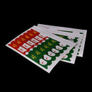 36X Merry Christmas Santa Stickers Seal Label DIY Cardmaking Scrapbooking Z MO