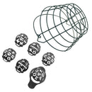 Metal Golf Bucket Container with Golf Ball Marker Line Letters Drawing Tool