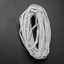 2mm Dia. White Polyolefin Heat Shrinkable Tube Shrink Tubing 4M V9E1