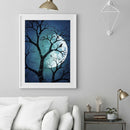 5D DIY Full Drill Diamond Painting Moon Embroidery Mosaic Craft Kit Decor