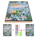 DIY Lotus Special Shaped Diamond Painting 50 Pages A5 Sketchbook Notebook